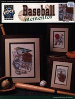 Baseball Mementos Cross Stitch