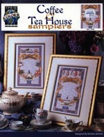 Coffee and Tea House Samplers Cross Stitch