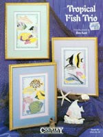 Tropical Fish Trio Cross Stitch