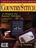 Country Stitch July/Aug 1990 Cross Stitch