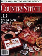 Country Stitch Nov/Dec 1990 Cross Stitch