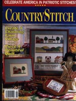 Country Stitch July/Aug 1992 Cross Stitch