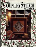 The Country Stitch Monthly Nov 1988 Cross Stitch