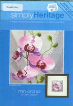 Simply Heritage - Mini Orchid Cross Stitch