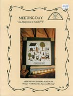 Meeting Day An Adaption of Amish Vll Cross Stitch