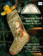 Cinnamon Stick Stocking l Stitched With Love Cross Stitch