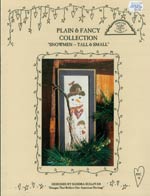 Plain and Fancy Collection Snowmen-Tall and Small Cross Stitch