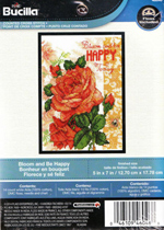 Bloom and Be Happy kit by Bucilla Cross Stitch