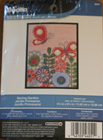 Spring Garden kit by Bucilla Cross Stitch