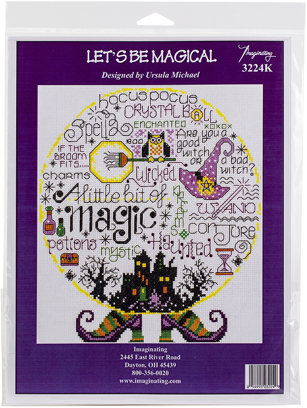 Let's Be Magical Counted Cross Stitch Kit by Imaginating Cross Stitch