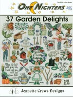 One Nighters - 37 Garden Motifs Cross Stitch