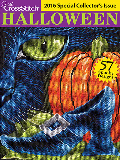 Just Cross Stitch 2016 Halloween Special Collector's Issue Cross Stitch