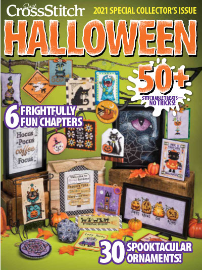 Just Cross Stitch 2021 Halloween Special Collector's Issue Cross Stitch