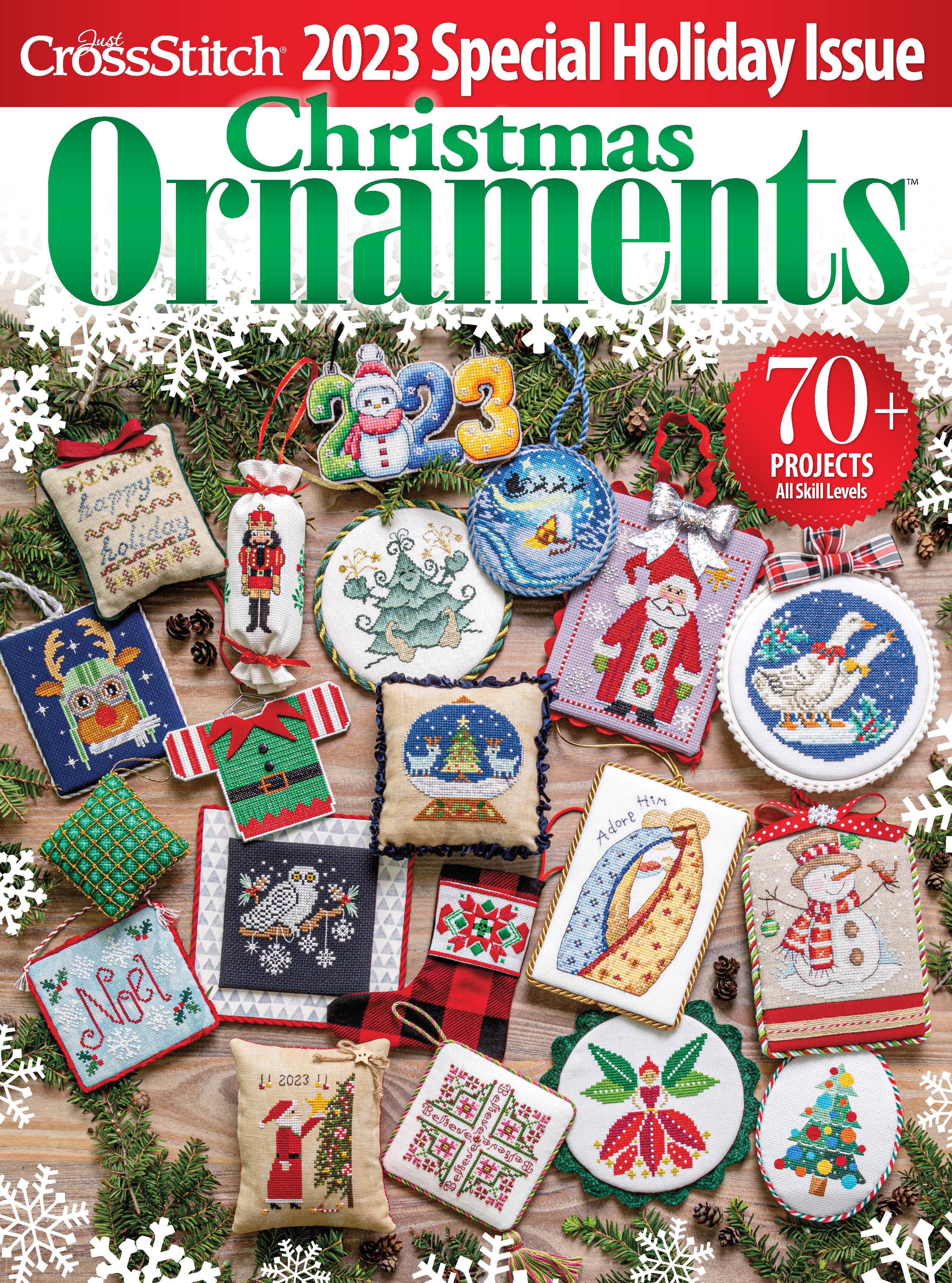 Just Cross Stitch 2023 Special Christmas Ornaments Issue Cross Stitch