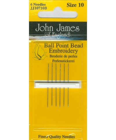 John James Beading Needles size 10 Cross Stitch