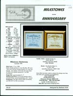 Milestones - Anniversary Cross Stitch