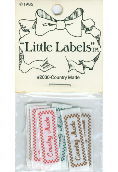 Little Labels Cross Stitch