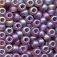 Size 6 Glass Beads: 16610 Frosted Lilac Cross Stitch