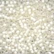 Frosted Glass Beads: 60479 White Cross Stitch