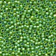 Frosted Glass Beads: 62049 Spring Green Cross Stitch
