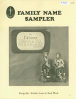 Family Name Sampler Cross Stitch