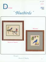 Bluebirds Cross Stitch