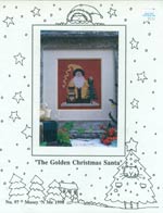 The Golden Christmas Santa Cross Stitch