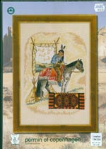Indian and Horse Cross Stitch