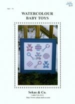 Watercolour Baby Toys Cross Stitch