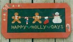 Happy Holly Days Cross Stitch