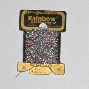 Rainbow Blending Thread: Multi White  Cross Stitch