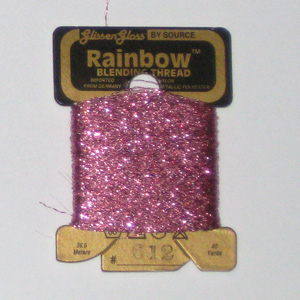Rainbow Blending Thread: Pink Cross Stitch