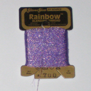 Rainbow Blending Thread: Iridescent Violet  Cross Stitch
